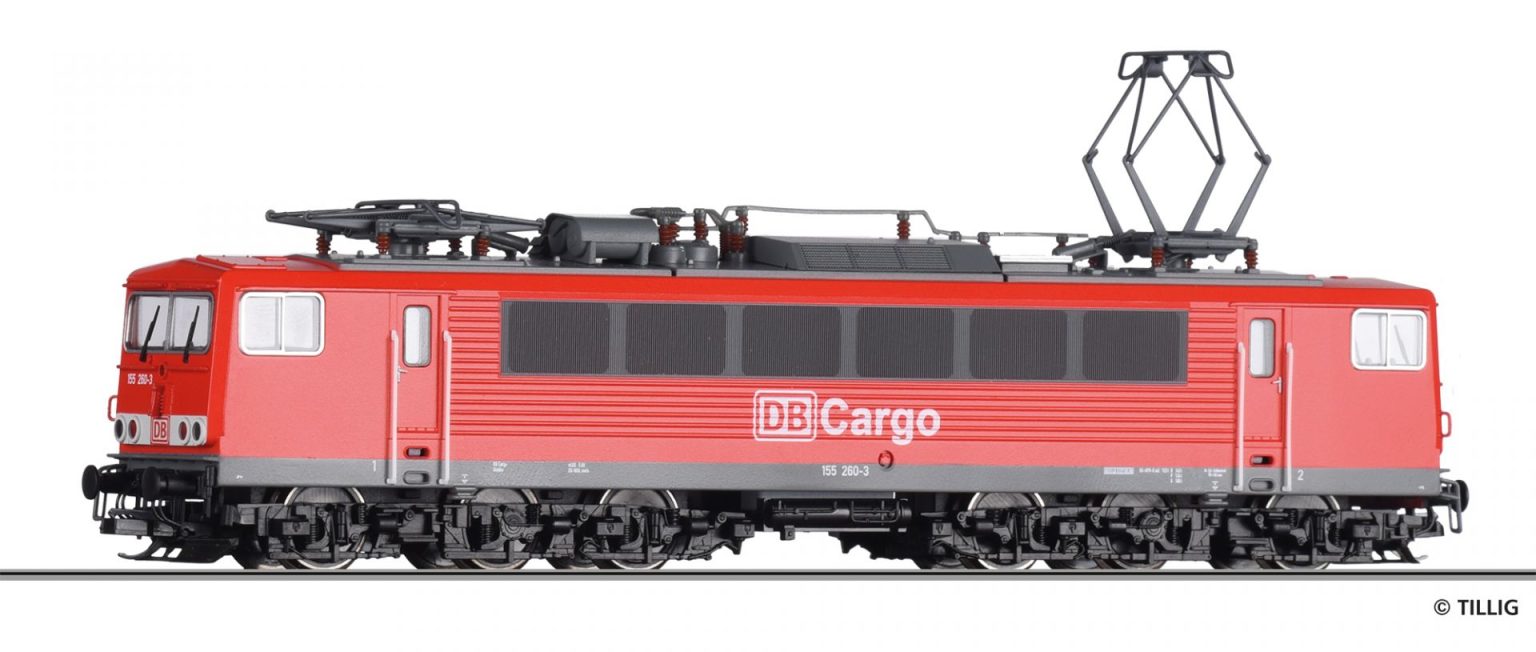 Tillig Tt 04332 Elektrolokomotive Br 155 Der Db Cargo Epoche V Bahntasie 